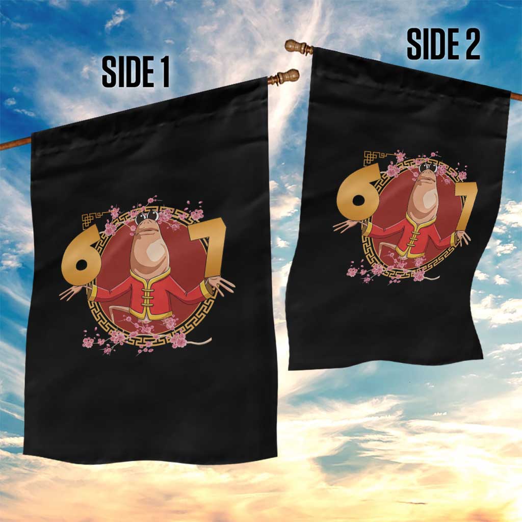 Funny Marcus The Worm Six Seven Lunar New Year Meme Garden Flag TS12 Print Your Wear