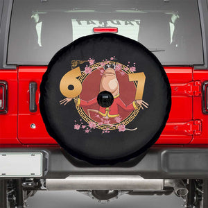 Funny Marcus The Worm Six Seven Lunar New Year Meme Spare Tire Cover TS12 Black Print Your Wear