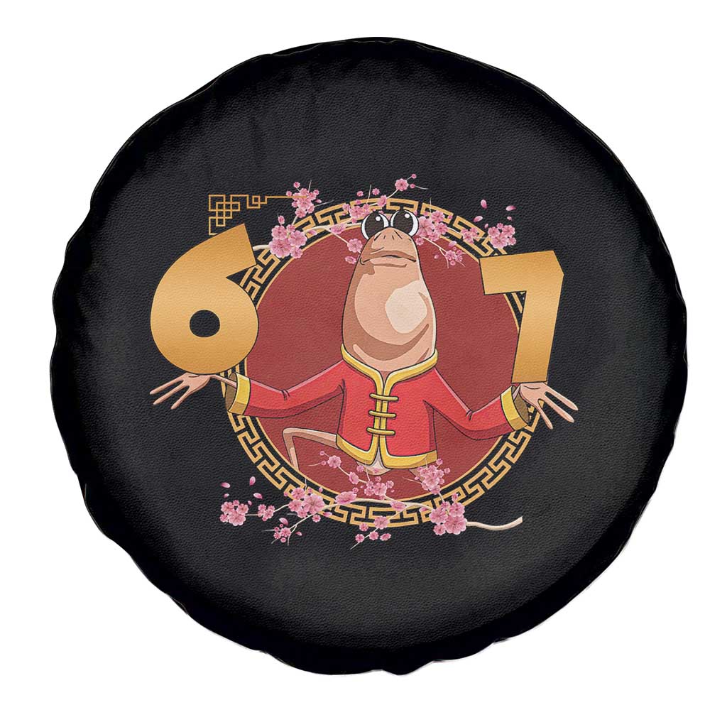 Funny Marcus The Worm Six Seven Lunar New Year Meme Spare Tire Cover TS12 Print Your Wear