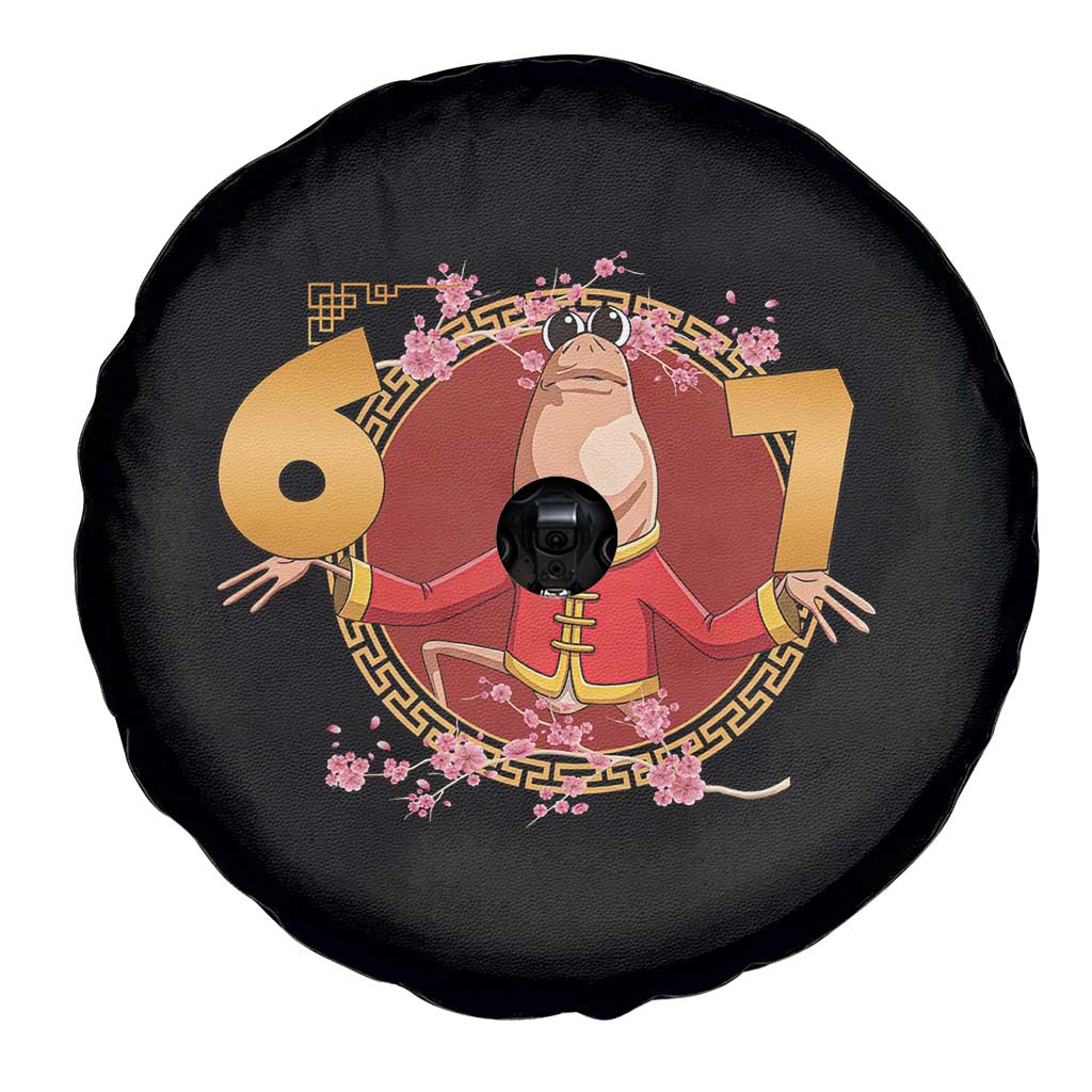 Funny Marcus The Worm Six Seven Lunar New Year Meme Spare Tire Cover TS12 Print Your Wear