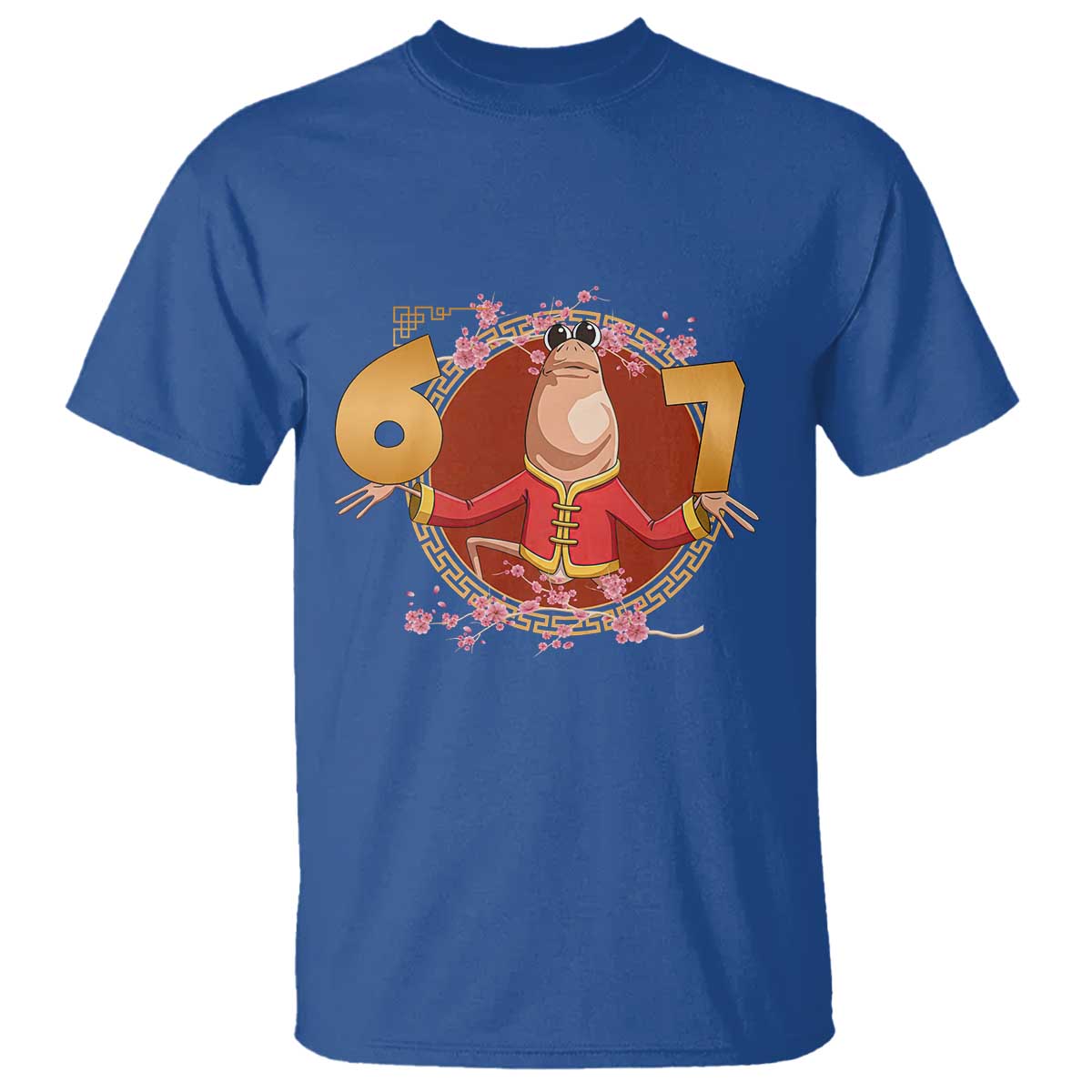 Funny Marcus The Worm Six Seven Lunar New Year Meme T Shirt TS12 Royal Blue Print Your Wear