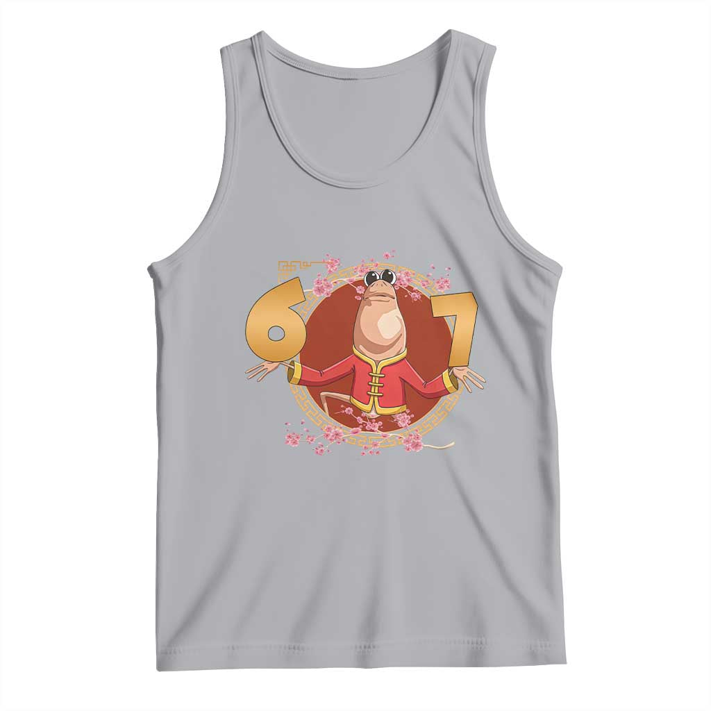 Funny Marcus The Worm Six Seven Lunar New Year Meme Tank Top TS12 Athletic Heather Print Your Wear