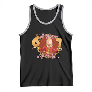 Funny Marcus The Worm Six Seven Lunar New Year Meme Tank Top TS12 Black Athletic Heather Print Your Wear