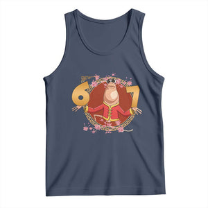 Funny Marcus The Worm Six Seven Lunar New Year Meme Tank Top TS12 Navy Print Your Wear