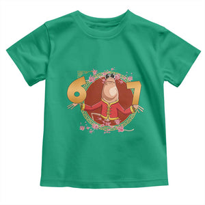 Funny Marcus The Worm Six Seven Lunar New Year Meme Toddler T Shirt TS12 Irish Green Print Your Wear