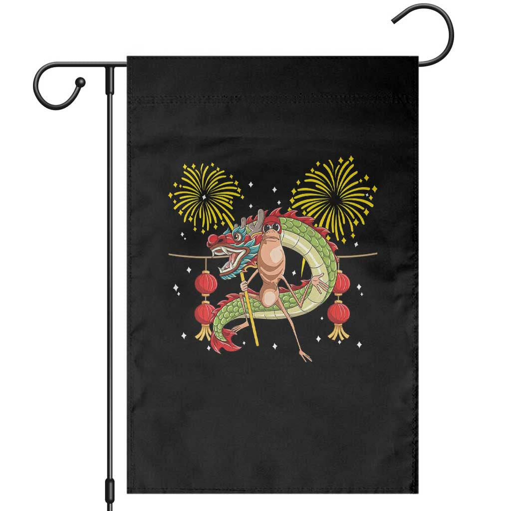 Funny Marcus The Worm Meme Garden Flag Viral Lunar New Year TS12 Black Print Your Wear