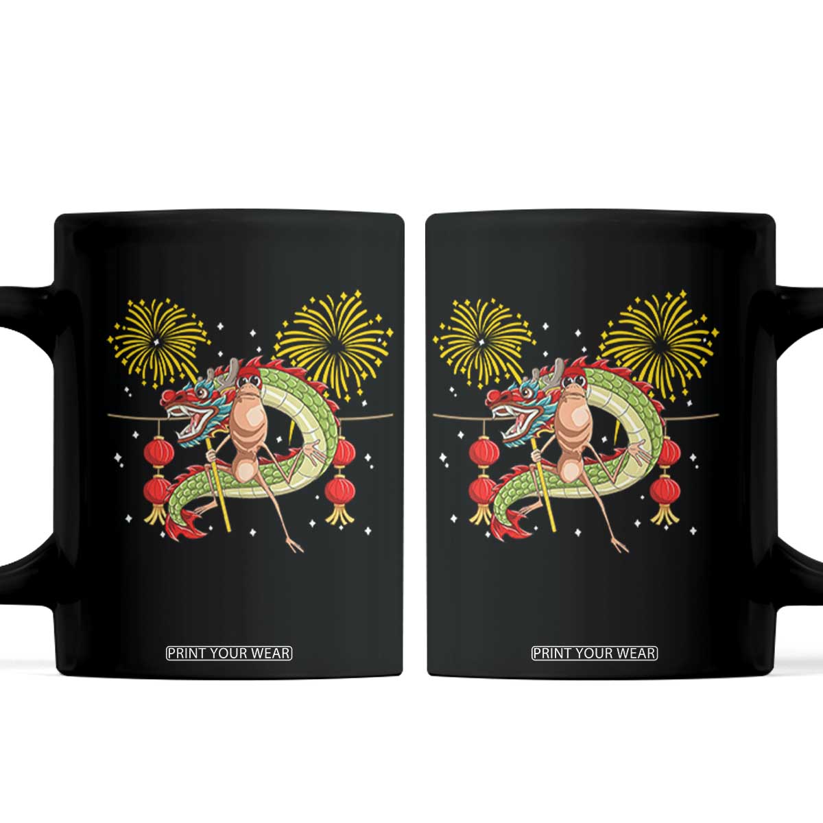 Funny Marcus The Worm Meme Coffee Mug Viral Lunar New Year TS12 Black Print Your Wear