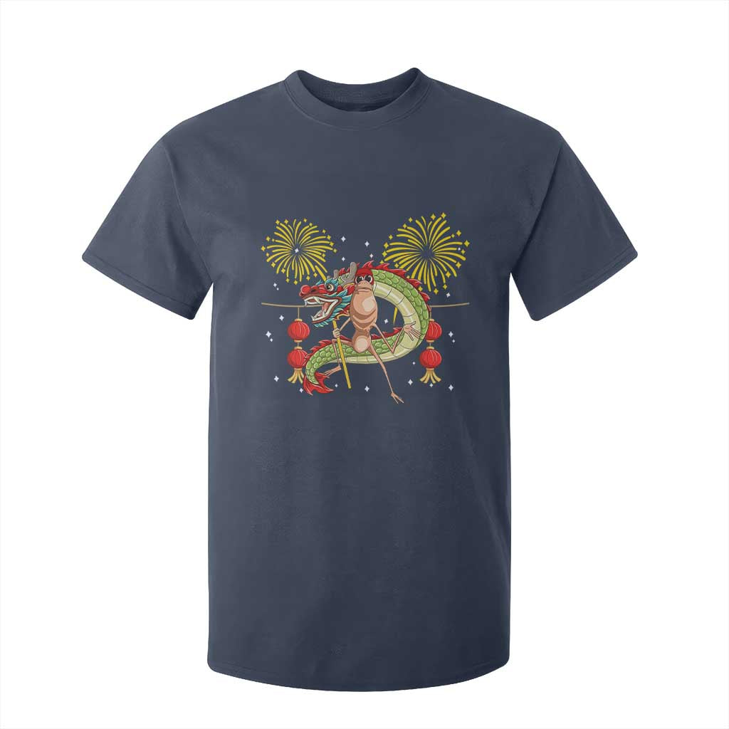 Funny Marcus The Worm Meme T Shirt For Kid Viral Lunar New Year TS12 Navy Print Your Wear