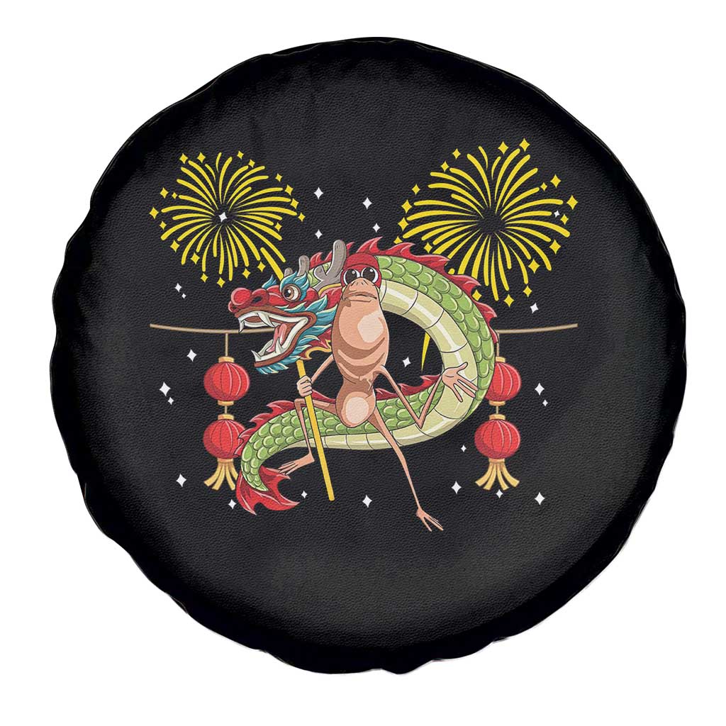Funny Marcus The Worm Meme Spare Tire Cover Viral Lunar New Year TS12 Print Your Wear