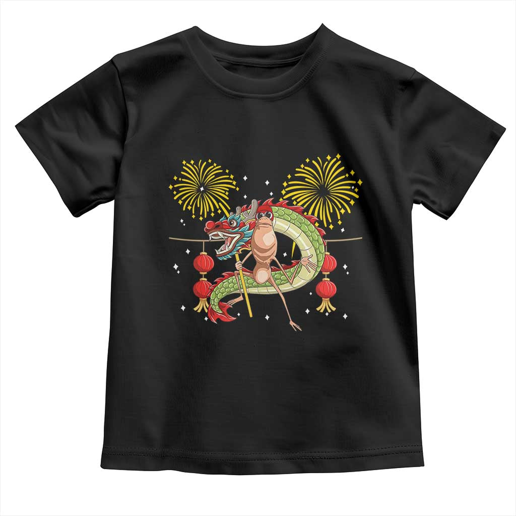 Funny Marcus The Worm Meme Toddler T Shirt Viral Lunar New Year TS12 Black Print Your Wear