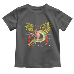 Funny Marcus The Worm Meme Toddler T Shirt Viral Lunar New Year TS12 Dark Heather Print Your Wear