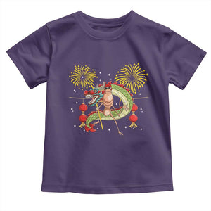 Funny Marcus The Worm Meme Toddler T Shirt Viral Lunar New Year TS12 Purple Print Your Wear