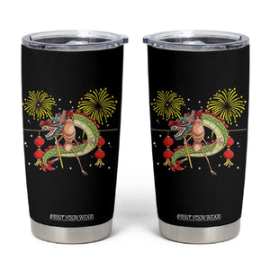 Funny Marcus The Worm Meme Tumbler Cup Viral Lunar New Year TS12 Black Print Your Wear