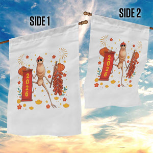 Marcus The Worm Lunar New Year Meme Garden Flag Trendy Gag Gift TS12 Print Your Wear