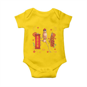 Marcus The Worm Lunar New Year Meme Baby Onesie Trendy Gag Gift TS12 Daisy Print Your Wear
