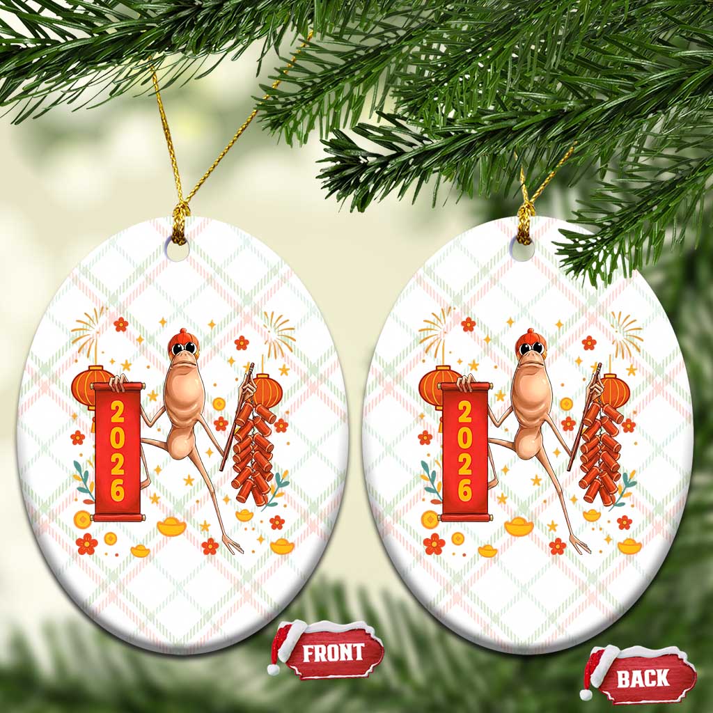 Marcus The Worm Lunar New Year Meme Ceramic Ornament Trendy Gag Gift TS12 Print Your Wear
