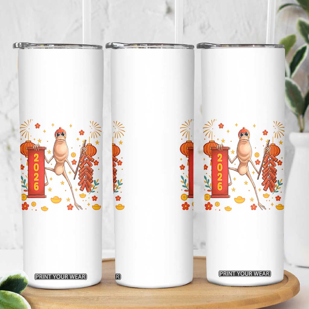 Marcus The Worm Lunar New Year Meme Skinny Tumbler Trendy Gag Gift TS12 Print Your Wear