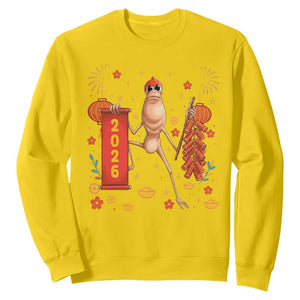 Marcus The Worm Lunar New Year Meme Sweatshirt Trendy Gag Gift TS12 Daisy Print Your Wear