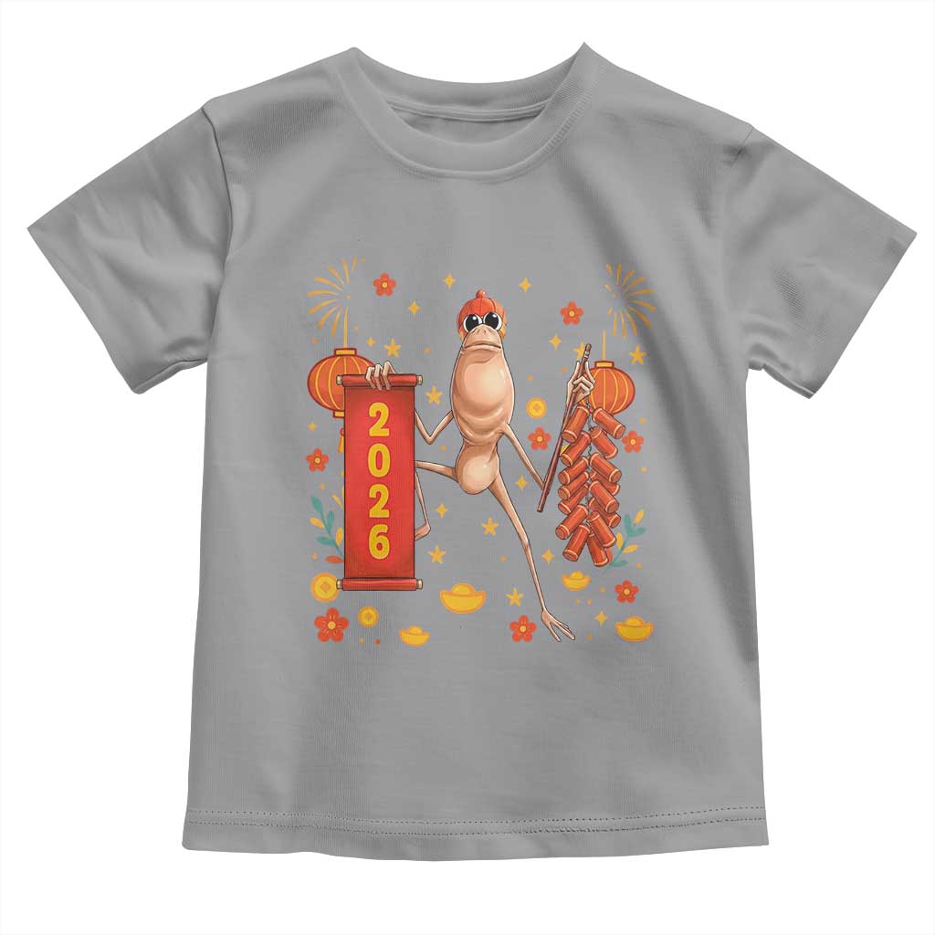 Marcus The Worm Lunar New Year Meme Toddler T Shirt Trendy Gag Gift TS12 Sport Gray Print Your Wear