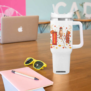 Marcus The Worm Lunar New Year Meme Tumbler With Handle Trendy Gag Gift TS12 Print Your Wear