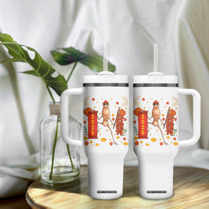 Marcus The Worm Lunar New Year Meme Tumbler With Handle Trendy Gag Gift TS12 Print Your Wear