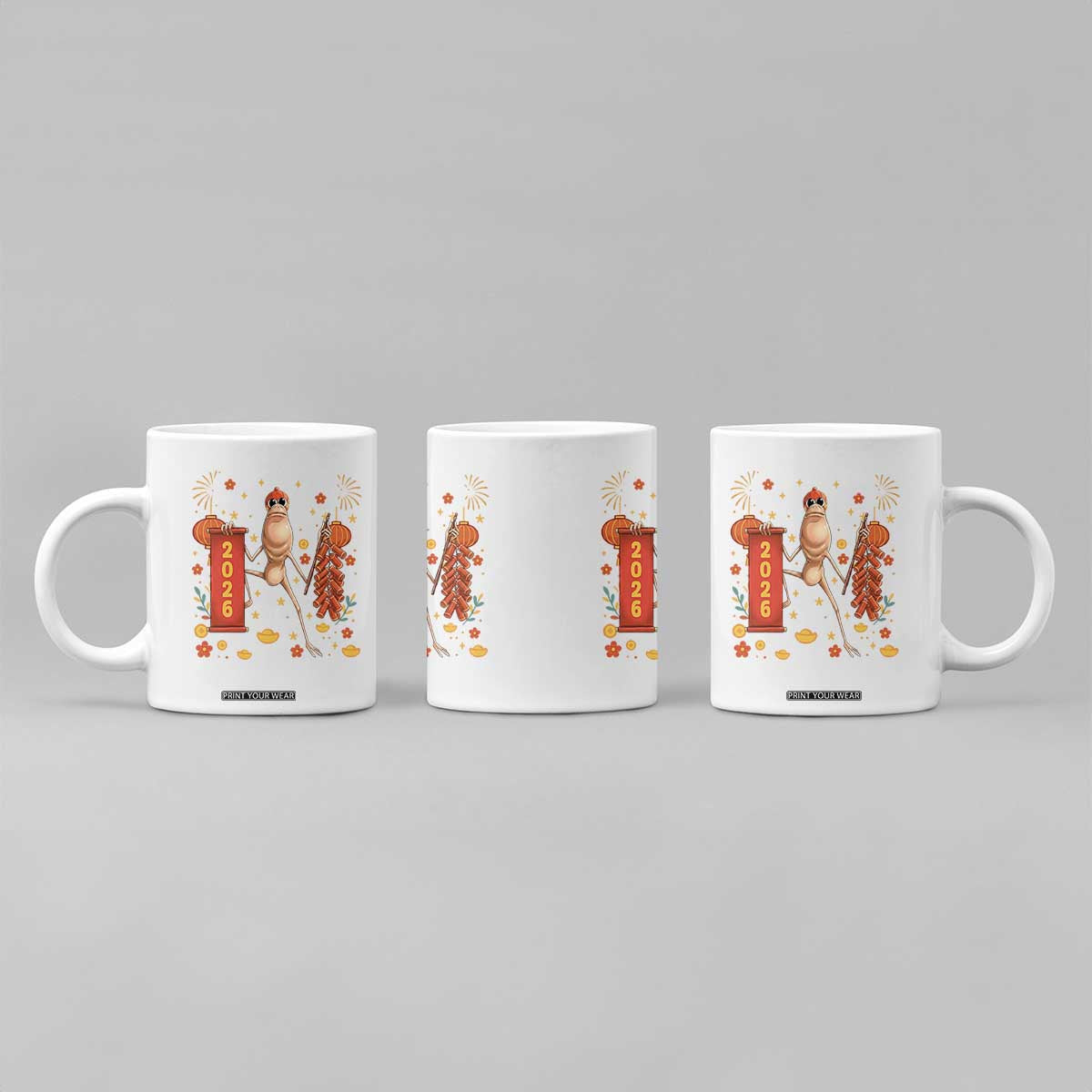 Marcus The Worm Lunar New Year Meme Coffee Mug Trendy Gag Gift TS12 Print Your Wear