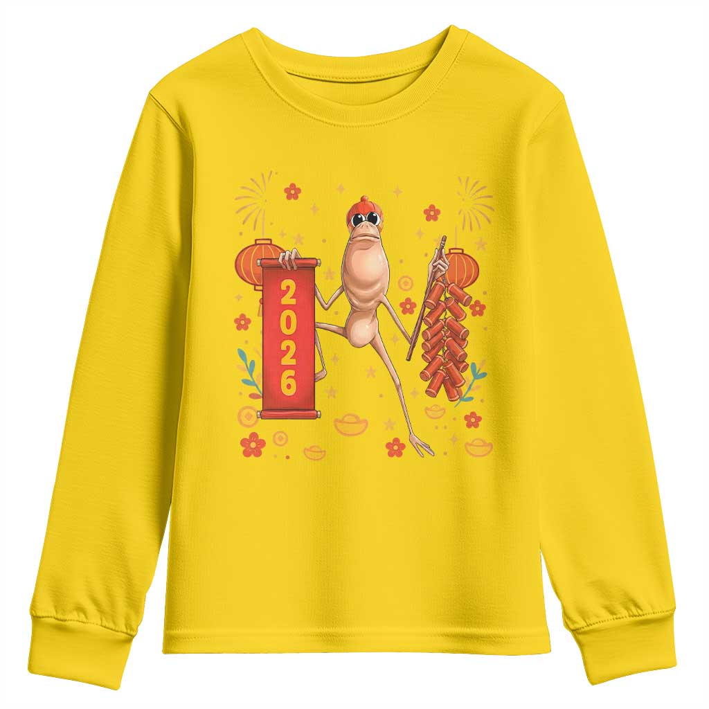 Marcus The Worm Lunar New Year Meme Youth Sweatshirt Trendy Gag Gift TS12 Daisy Print Your Wear