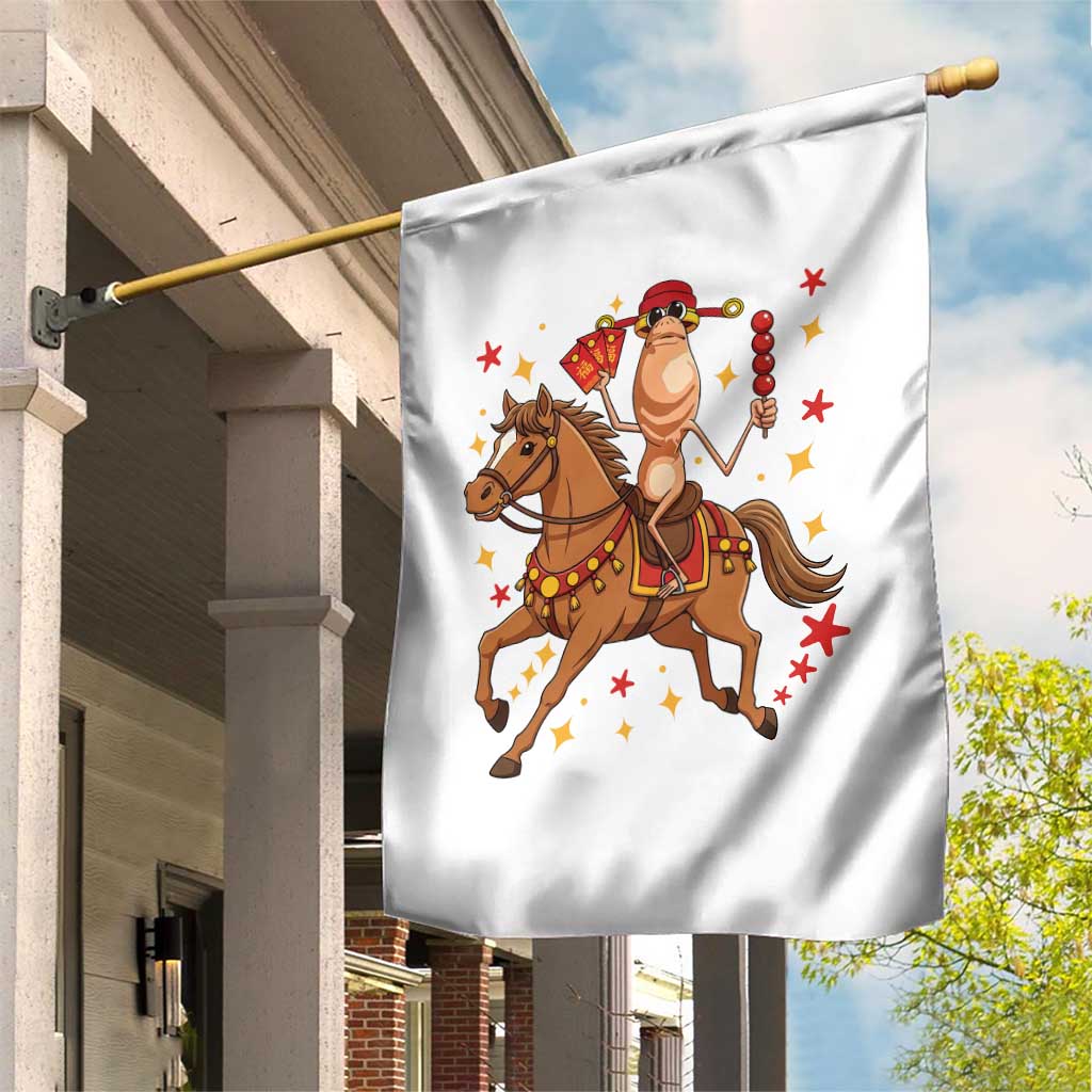 Funny Marcus The Worm Lunar New Year Garden Flag Viral Meme TS12 Print Your Wear