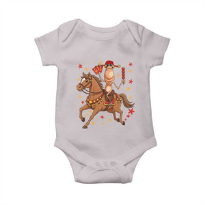 Funny Marcus The Worm Lunar New Year Baby Onesie Viral Meme TS12 Ice Gray Print Your Wear
