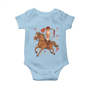Funny Marcus The Worm Lunar New Year Baby Onesie Viral Meme TS12 Light Blue Print Your Wear