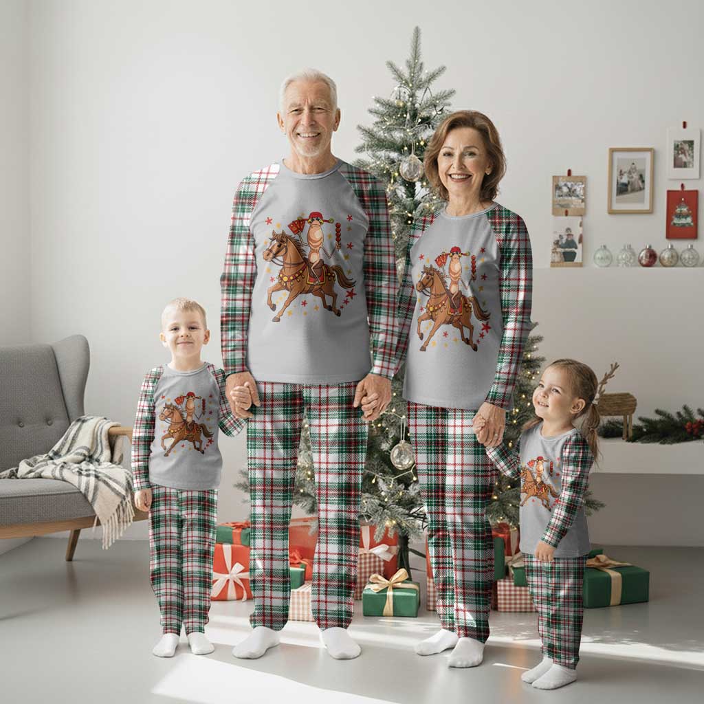 Funny Marcus The Worm Lunar New Year Plaid Pajama Set Viral Meme TS12 Christmas Plaid Print Your Wear