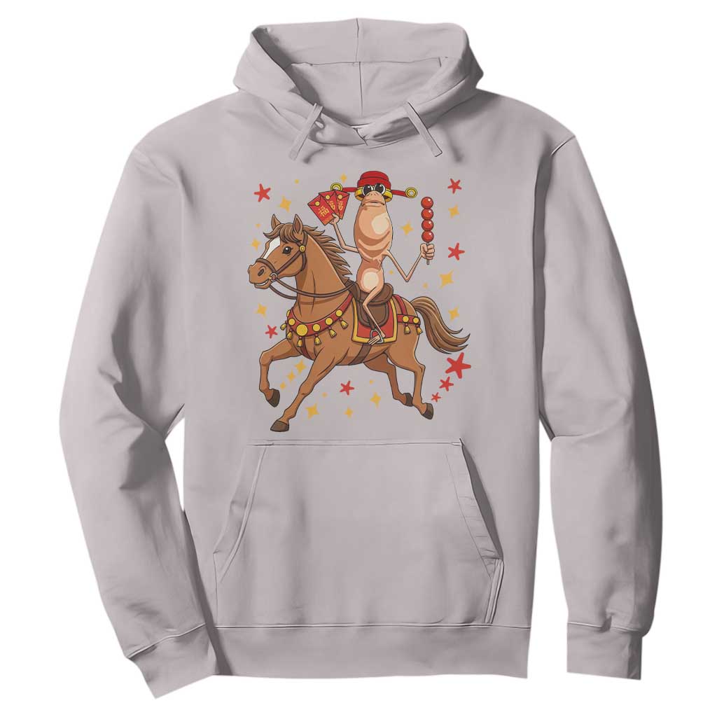 Funny Marcus The Worm Lunar New Year Hoodie Viral Meme TS12 Ice Gray Print Your Wear