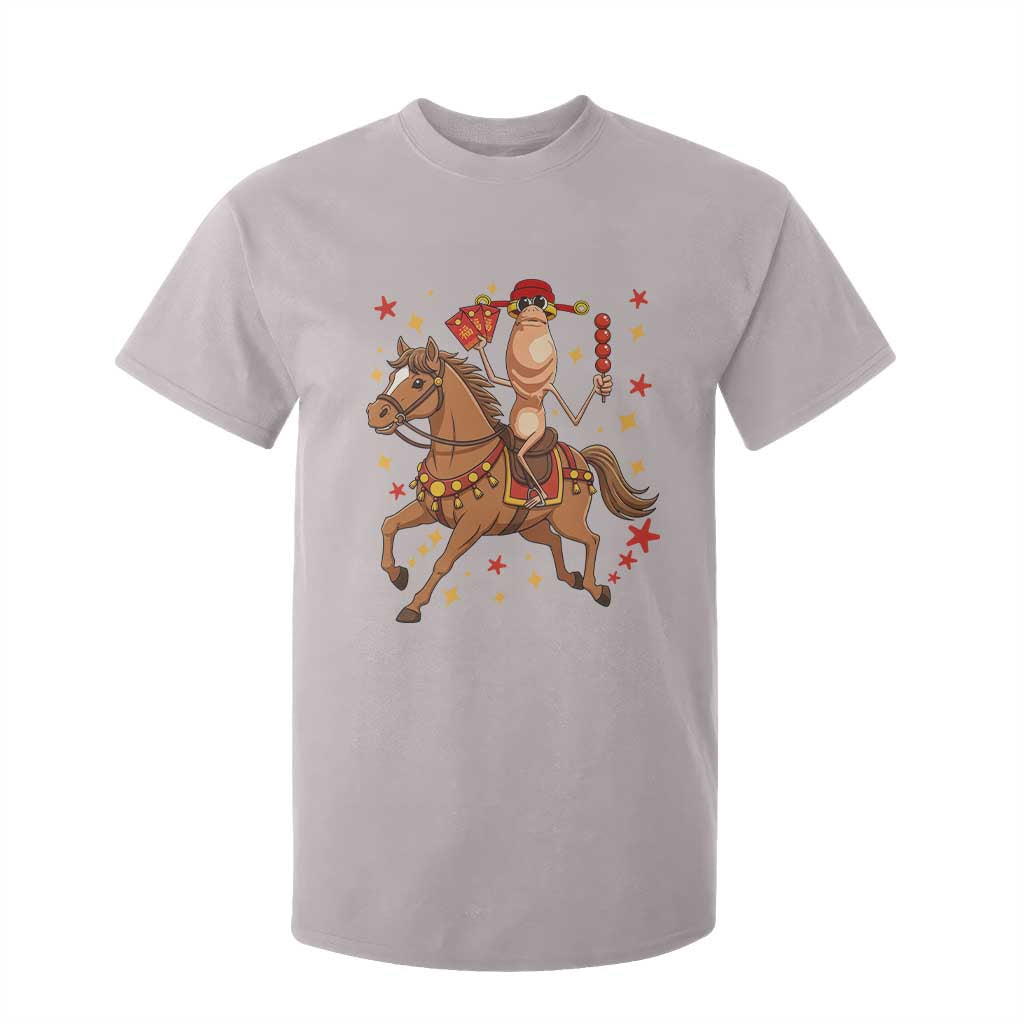 Funny Marcus The Worm Lunar New Year T Shirt For Kid Viral Meme TS12 Ice Gray Print Your Wear