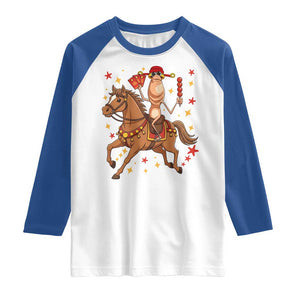 Funny Marcus The Worm Lunar New Year Raglan Shirt Viral Meme TS12 White Royal Print Your Wear