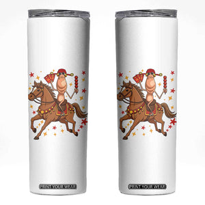 Funny Marcus The Worm Lunar New Year Skinny Tumbler Viral Meme TS12 White Print Your Wear