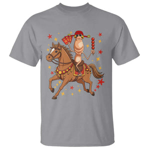 Funny Marcus The Worm Lunar New Year T Shirt Viral Meme TS12 Sport Gray Print Your Wear