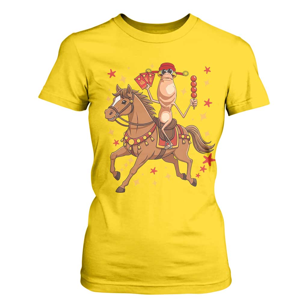 Funny Marcus The Worm Lunar New Year T Shirt For Women Viral Meme TS12 Daisy Print Your Wear