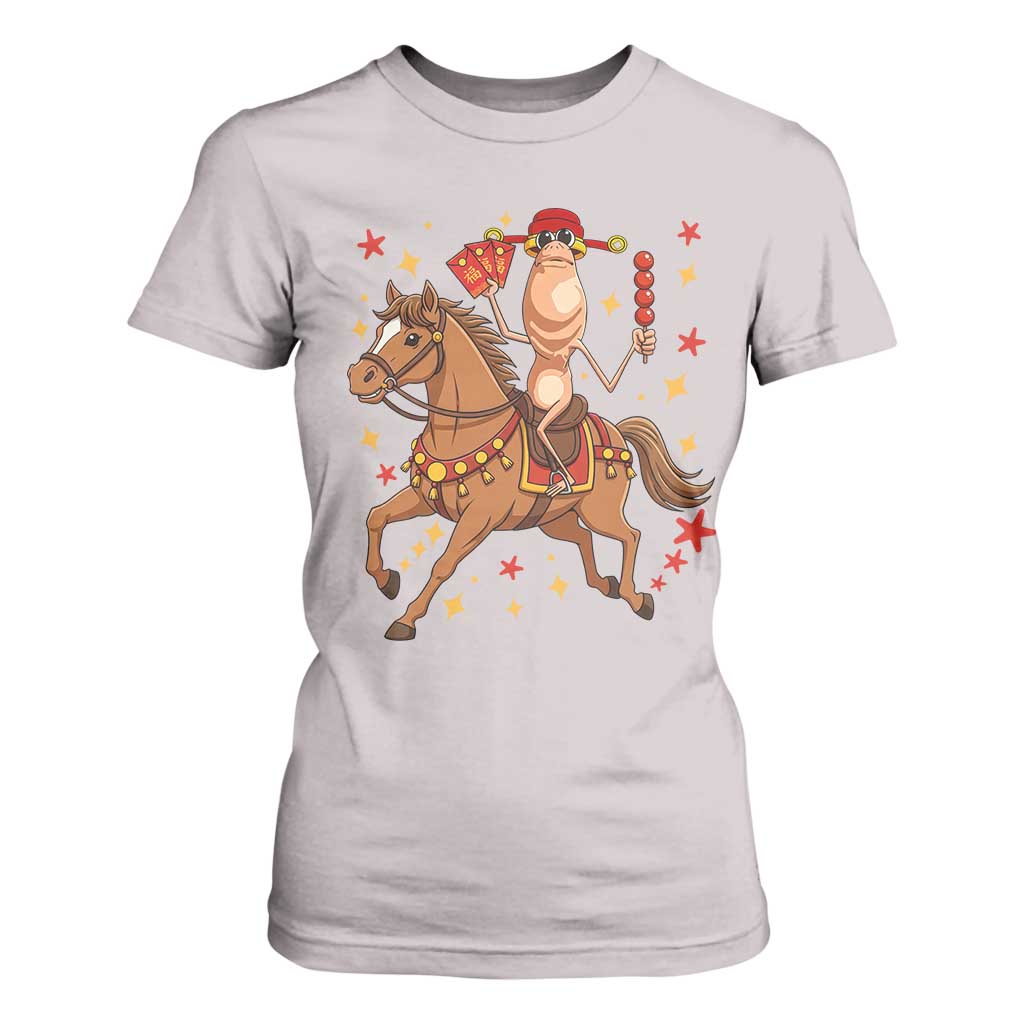 Funny Marcus The Worm Lunar New Year T Shirt For Women Viral Meme TS12 Ice Gray Print Your Wear