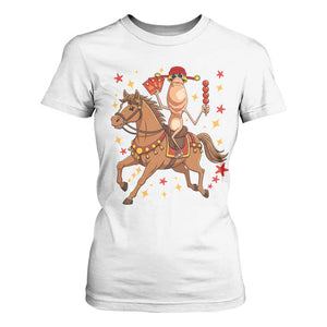 Funny Marcus The Worm Lunar New Year T Shirt For Women Viral Meme TS12 White Print Your Wear