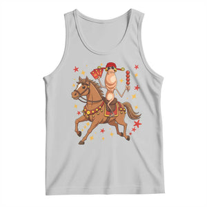 Funny Marcus The Worm Lunar New Year Tank Top Viral Meme TS12 Ash Print Your Wear