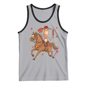 Funny Marcus The Worm Lunar New Year Tank Top Viral Meme TS12 Athletic Heather Black Print Your Wear