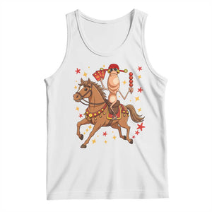 Funny Marcus The Worm Lunar New Year Tank Top Viral Meme TS12 White Print Your Wear