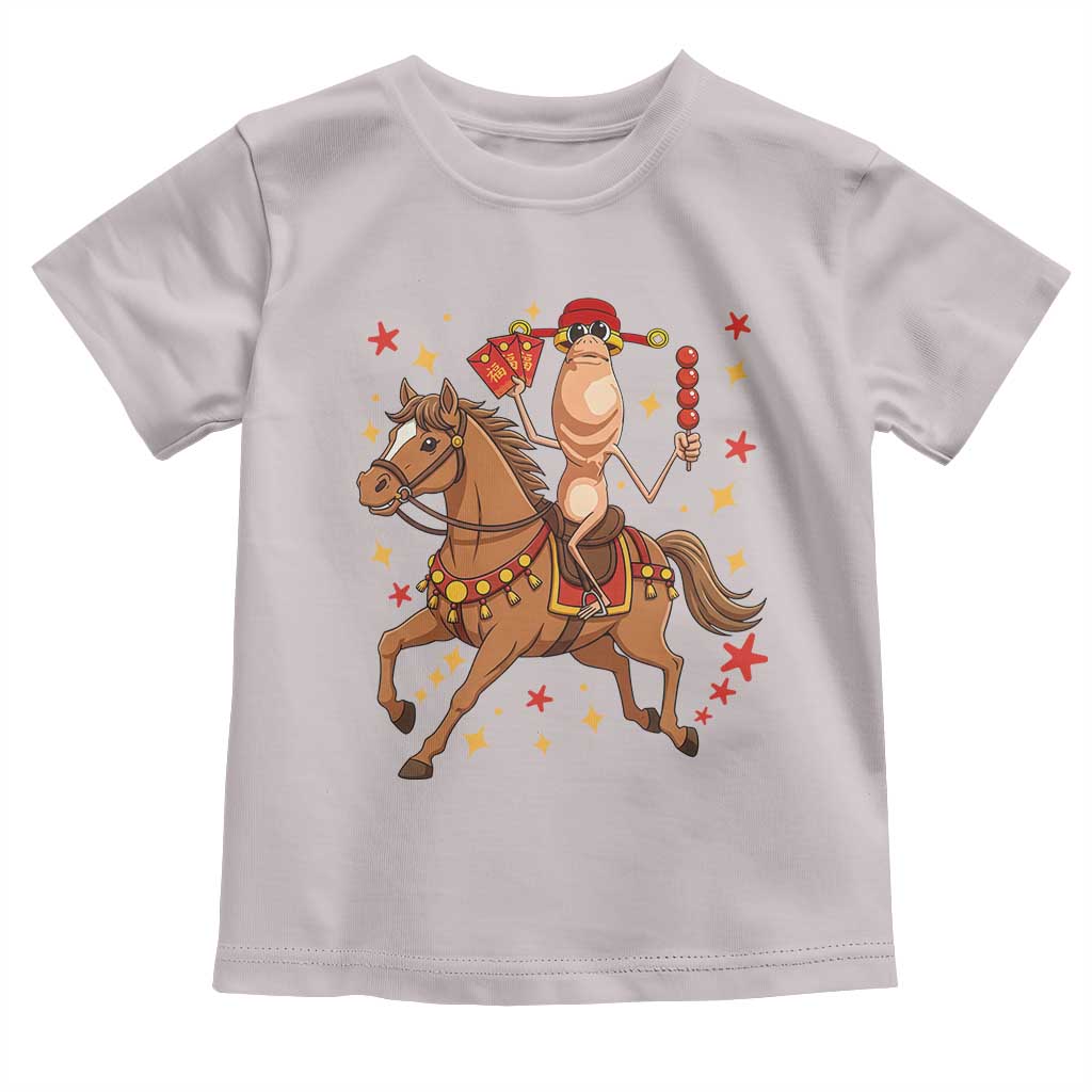 Funny Marcus The Worm Lunar New Year Toddler T Shirt Viral Meme TS12 Ice Gray Print Your Wear
