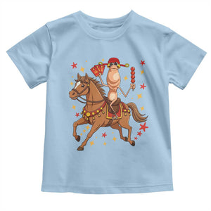Funny Marcus The Worm Lunar New Year Toddler T Shirt Viral Meme TS12 Light Blue Print Your Wear
