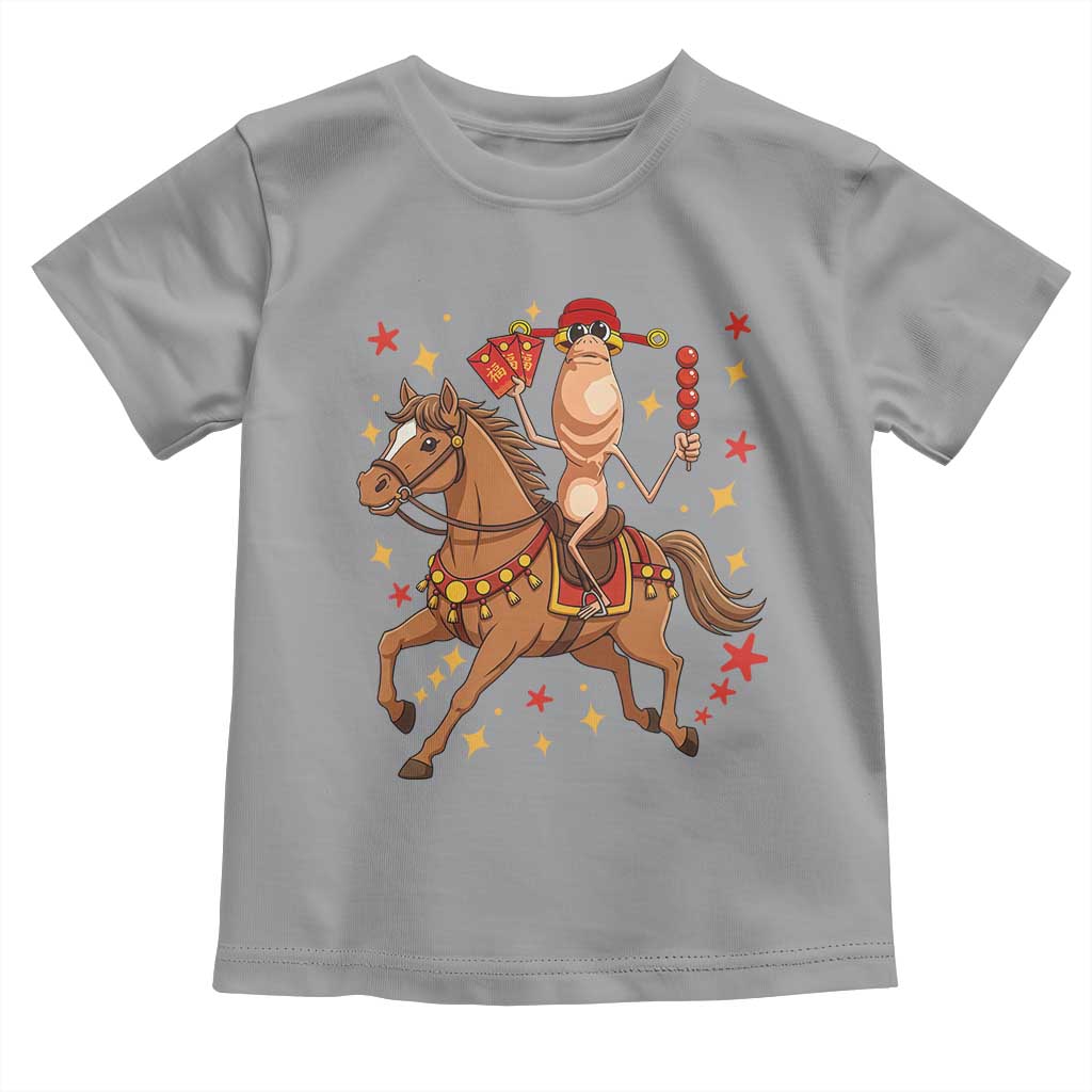 Funny Marcus The Worm Lunar New Year Toddler T Shirt Viral Meme TS12 Sport Gray Print Your Wear