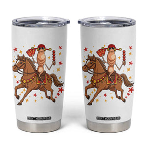 Funny Marcus The Worm Lunar New Year Tumbler Cup Viral Meme TS12 White Print Your Wear