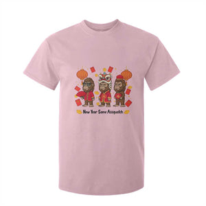 Funny New Year Same Assquatch T Shirt For Kid Bigfoot Lover TS12 Light Pink Print Your Wear