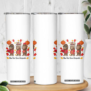 Funny New Year Same Assquatch Skinny Tumbler Bigfoot Lover TS12 Print Your Wear