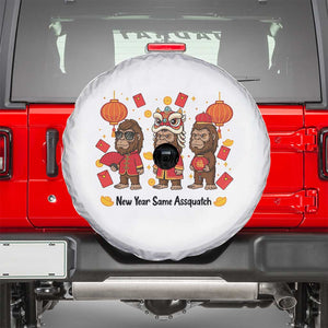 Funny New Year Same Assquatch Spare Tire Cover Bigfoot Lover TS12 White Print Your Wear