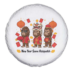 Funny New Year Same Assquatch Spare Tire Cover Bigfoot Lover TS12 Print Your Wear